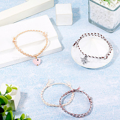 6Pcs 6 Colors Bohemian Cotton Cord Braided Bracelets&nbsp;BJEW-TA0001-28