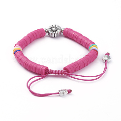 Adjustable Nylon Cord Braided Bead Bracelets&nbsp;BJEW-JB05103-02
