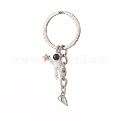 Baking Paint Alloy Astronaut Pendant Keychain&nbsp;KEYC-JKC00452