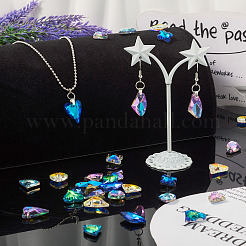 60Pcs 30 Styles Electroplated Glass Pendants&nbsp;EGLA-TA0001-48