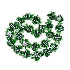 Handmade Lampwork Beads Strands&nbsp;LAMP-N024-35A