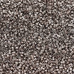 MIYUKIデリカビーズ小  シリンダー  日本製シードビーズ  15/0  （dbs0021)ニッケルメッキ  1.1x1.3mm  穴：0.7mm  約175000個/袋  50 G /袋&nbsp;SEED-X0054-DBS0021