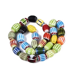 Handmade Millefiori Glass Barrel Beads&nbsp;LA-N002-05