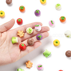 36Pcs 9 Styles Resin Vegetable Figurines Ornament&nbsp;DJEW-FS0001-02