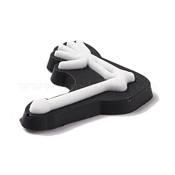 ハロウィーンのテーマ pvc カボション  スケルトン  ホワイト  22x18x3mm&nbsp;FIND-E017-05