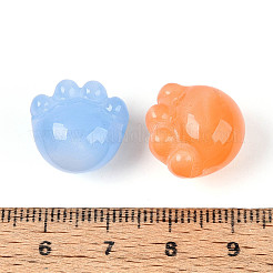 Opaque Imitation Cat Eye Resin Beads&nbsp;RESI-T060-33M