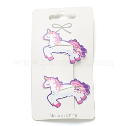 Cute Spray Painted Iron Snap Hair Clips&nbsp;PHAR-L006-A03