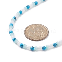 Glass Mushroom & Mixed Natural Gemstone Beads Necklaces&nbsp;NJEW-JN04286