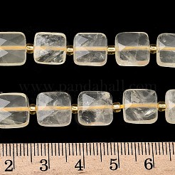 Natural Lemon Quartz(Heated) Beads Strands&nbsp;G-L642-L07-10mm
