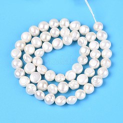 Natural Cultured Freshwater Pearl Beads Strands&nbsp;PEAR-N014-06D-01