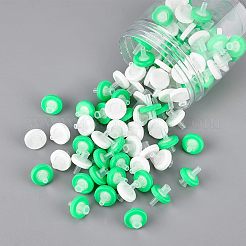 100個 2色 プラスチック製使い捨て微孔性針シリンジフィルター  ミックスカラー  21x18mm  穴：2mm  50個/カラー&nbsp;AJEW-OC0002-54