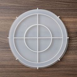 フラットラウンドいジュエリープレート DIY シリコン型  レジン型  UVレジン用  エポキシ樹脂工芸品作り  ホワイト  210x22mm  内径：202mm&nbsp;SIMO-C014-03B