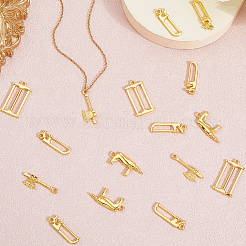 60Pcs 4 Style Alloy Charms&nbsp;FIND-BBC0004-25