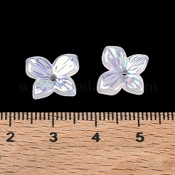 Iridescent Plating Acrylic Bead Caps&nbsp;AC-CBA81FF-03