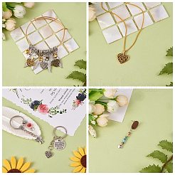 200Pcs 2 Style Tibetan Style Alloy Pendants&nbsp;FIND-SZ0002-33AS