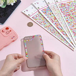 4 Sheets 4 Styles Acrylic Self Adhesive Stickers&nbsp;DIY-GF0014-71A