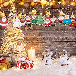 80 Pcs Christmas Decoration Banners Flags&nbsp;JX062A