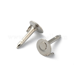 Brass Tie Tacks Lapel Pin Brooch Findings&nbsp;FIND-WH0110-211