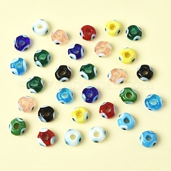 30Pcs Handmade Evil Eye Lampwork Beads&nbsp;LAMP-FS0001-24
