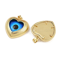 Eye Theme Brass Glass Pendants&nbsp;KK-L244-03G-02