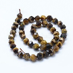Natural Tiger Eye Beads Strands&nbsp;G-F523-45-8mm