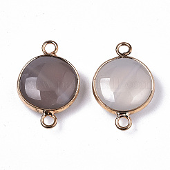 Natural Grey Agate Links Connectors&nbsp;LS-G-N326-85J