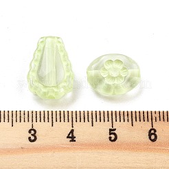 透明なアクリルビーズ  混合図形  薄緑  10~18x11~28.5x4.5~12mm  穴：1.6~2.5mm  683個/ 500g&nbsp;OACR-Q084-20A