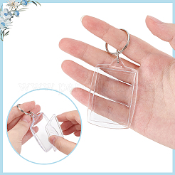 200Pcs Acrylic Photo Frame Keychain&nbsp;KEYC-DR0001-15