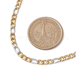 304 Stainless Steel Figaro Chains Necklaces for Men&nbsp;NJEW-JN05037