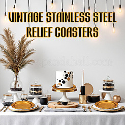 Stainless Steel Pot Lid Rack Storage Rack&nbsp;AJEW-MB0001-14G