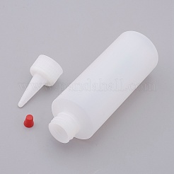 Plastic Squeeze Condiment Bottles with Red Tip Cap&nbsp;LS-AJEW-XCP0001-14