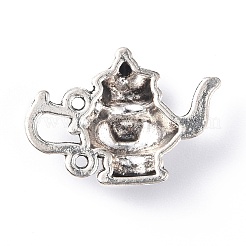 Tea Pot Series Tibetan Style Alloy Pendants&nbsp;TIBEP-E005-01AS