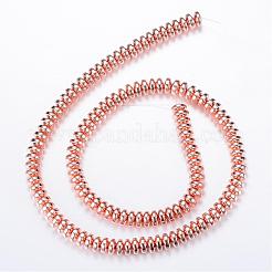 Electroplate Non-magnetic Synthetic Hematite Bead Strands&nbsp;G-Q465-11RG