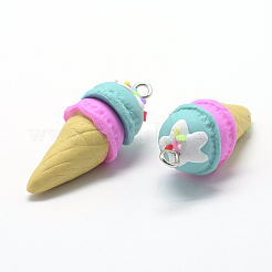 Handmade Polymer Clay Pendants&nbsp;CLAY-Q240-003E