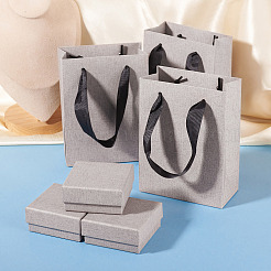 3Pcs Square Paper Jewelry Display Cases&nbsp;CON-TA0001-39E-02