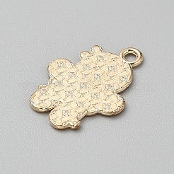 Christmas Alloy Enamel Pendants&nbsp;FIND-CJC0012-140E