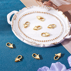 8Pcs Brass Heart Lobster Claw Clasps&nbsp;KK-TA0002-71