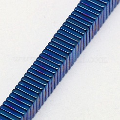 Electroplate Non-magnetic Synthetic Hematite Heishi Beads Strands&nbsp;G-J171A-2x2mm-07