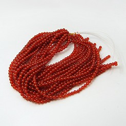 Natural Carnelian Bead Strands&nbsp;X-G-G338-10mm-01
