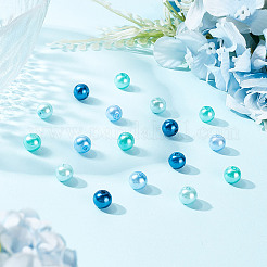 100Pcs Ocean Mix Pearlized Glass Pearl Beads&nbsp;HY-HY0001-04A