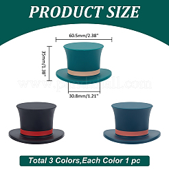 3Pcs 3 Colors Silicone Red Wine Bottle Stoppers&nbsp;SIL-WR0001-03