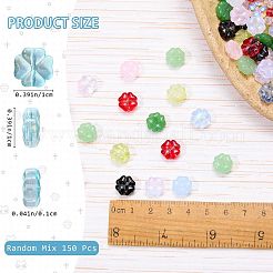 150Pcs 15 Bags Handmade Transparent Lampwork Beads&nbsp;GLAA-SZ0002-28