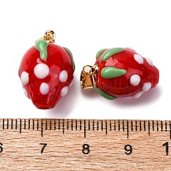 Handmade Lampwork Pendants&nbsp;LAMP-S069-05A-G