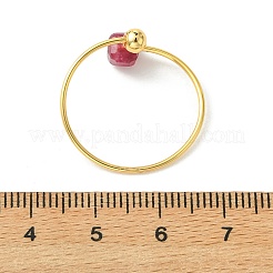 Natural Multicolor Tourmaline Cuff Open Rings&nbsp;RJEW-JR01047
