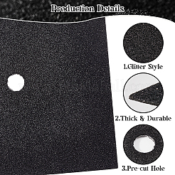 Square EVA Glitter Graduation Cap Topper Stickers&nbsp;DIY-WH20053-05C