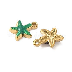304 Stainless Steel Enamel Pendants&nbsp;STAS-I346-25G-03