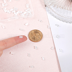 キャッツアイカボション  竹の棒  ホワイト  6x4x2mm  32個/箱&nbsp;CE-CA0001-01A