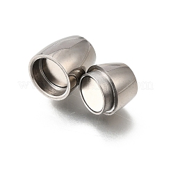 304 Stainless Steel Magnetic Clasps&nbsp;STAS-H263-05P