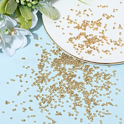2000Pcs Brass Crimp Beads&nbsp;KK-BBC0022-06A-G