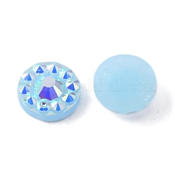 Opaque Resin Cabochons&nbsp;CRES-WH0010-018H